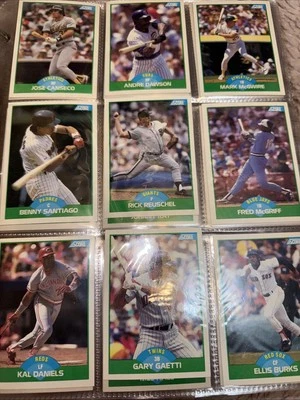 LOT-88 1989  Score Baseball Complete Sets- Griffey  RC’s In Folders BB04 - Image 1 of 4