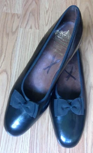 MOCASINES VINTAGE GRENSON ESMOQUIN ÓPERA BOMBA CUERO NEGRO HOMBRE 10.5 D EE. UU. INGLATERRA - Imagen 1 de 9