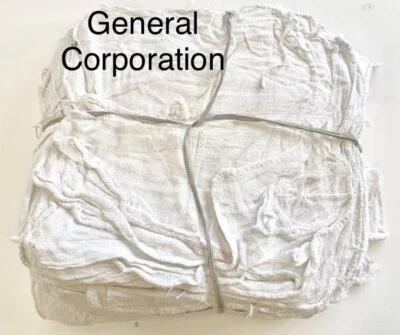 2500 Nuevo Grado B Gran Tienda Mecánica Trapos Toalla Luz Blanca DELINGA Calidad 13"X14" Foto 1 de 3