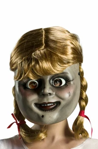 Annabelle Comes Home Deluxe Adult Mask with Wig - Picture 1 of 1