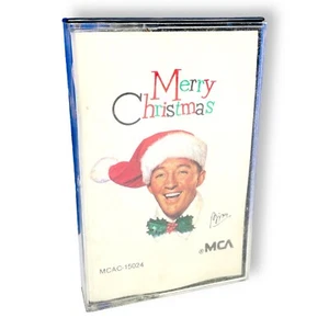 Bing Crosby Merry Christmas Cassette Tape 1980 MCA Records MCAC-15024 Holiday - Picture 1 of 7