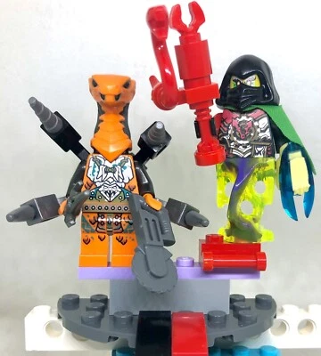 LEGO NINJAGO ©  BOA SNAKE GENUINE MECHANIC + KRUX  ACRONIX GHOST 336 - Imagen 1 de 4