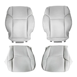 Driver & Passenger Leather Seat Cover Gray Fit Toyota 4Runner Limited  2003-2009 - Picture 1 of 12