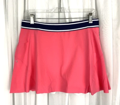 Peter Millar Mujer Talla L Rosa Gabriela Swing Skort Golf Tenis UPF50+ Nuevo $100 Foto 1 de 4