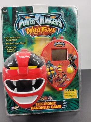 2002 MGA Power Rangers Wild Force Electronic Handheld Game package wear .. - Image 1 of 4