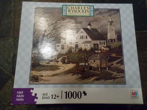 Wysocki Checking in on the Olde Martha's Vineyard 1000 Piece Puzzle 100%  - Picture 1 of 2