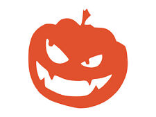 Jack O Lantern Pumpkin Sticker Halloween Fall Scary Décor Spooky Vinyl Decal