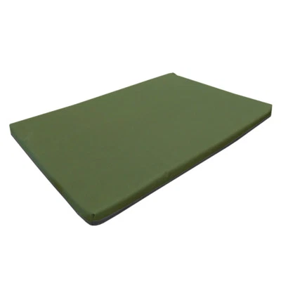 Medium Waterproof Orthopaedic Rectangle Memory Foam Dog Bed / Travel Mat | Green - Image 1 of 2