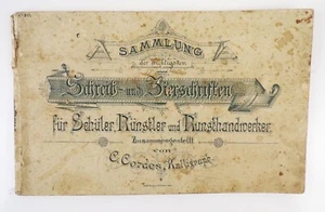 Collection The Write And Zierschriften Um 1900 Schönschrift Calligraphy - Picture 1 of 4