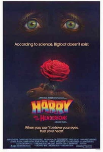 HARRY AND THE HENDERSONS POSTER film 27x40 John Lithgow Melinda Dillon Don - Foto 1 di 1