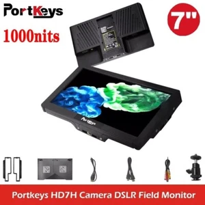 Portkeys HD7H 7inch High Brightness 1000nits HD HDMI Camera Field Video Monitor - Picture 1 of 12