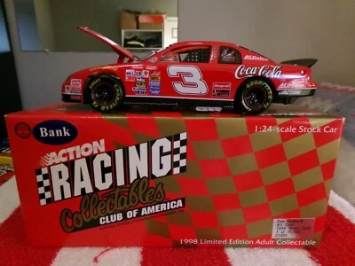 1998 1/24 DALE EARNHARDT SR COCA COLA 1 OF 15,000 RCCA BRAND NEW CWB MINT!!!!!!! - Image 1 of 4