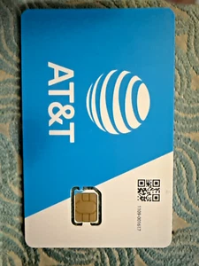 New Unused AT&T 5G SA NANO SIM 4G 5G LTE Att Network Compatible - Photo 1 sur 1