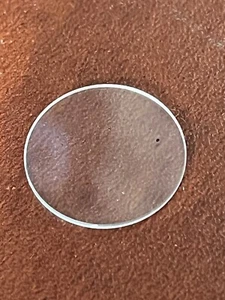 NEW ROUND 28.5mm x 1.2mm THICK FLAT WATCH MINERAL GLASS CRYSTAL - Picture 1 of 1