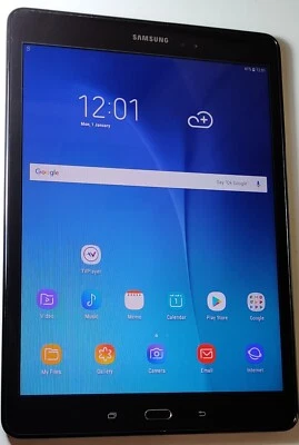 Samsung Galaxy Tab A SM-T550 9.7-Inch WiFi 16GB Android 7 Tablet Black #598B - Image 1 of 4