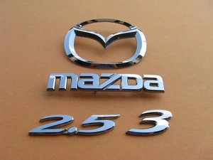 10 11 12 13 MAZDA 3 MAZDA3 2.5 HATCHBACK REAR GATE EMBLEM LOGO BADGE SIGN A45424 - Picture 1 of 7