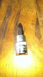 Pozi PZ1 1/4" square drive Screwdriver bit Socket. CrV Chrome Vanadium. JMV - Picture 1 of 1