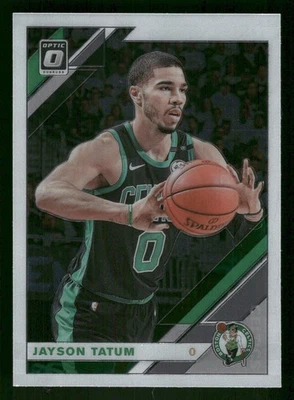 Jayson Tatum Silver Prizm 2019-20 Donruss Optic #82 Card TCCCX - Image 1 of 2