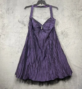 Vintage Y2K Whimsigoth Satin Tüll Mini Ballkleid Plus Size 22 Goth Romantisch - Bild 1 von 7