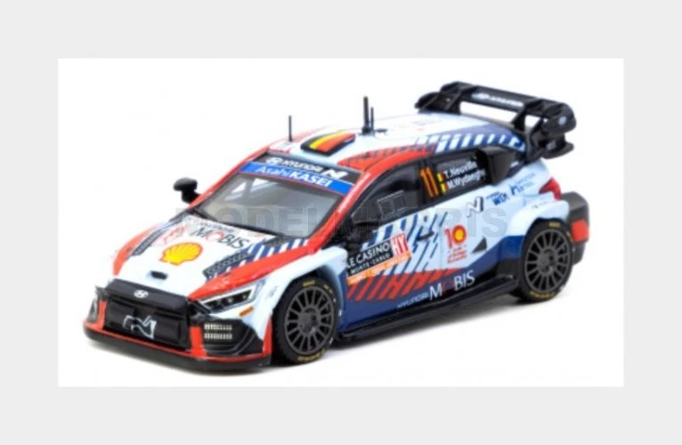 TARMAC T64-089-24MCR11 HYUNDAI - i20 N RALLY1 TEAM SHELL MOBIS WRT N 11 WINNER R - Immagine 1 di 1