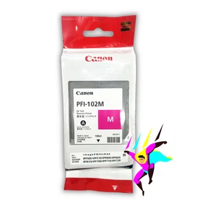 ORIGINAL CANON PFI-102M MAGENTA TINTENPATRONE - 0898B001 - IMAGE PROGRAF-MHD2018 - Bild 1 von 4