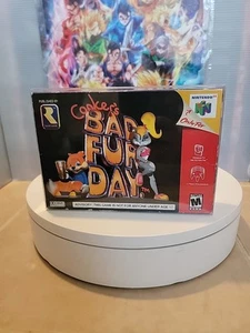Conker's Bad Fur Day Nintendo 64 N64 Complete in Box Authentic Tested NO Manual - Picture 1 of 9