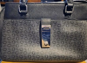 Guess Grey and Black Logo Purse Hand Bag - Picture 1 of 3