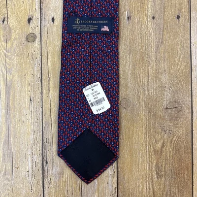 Corbata de seda Brooks Brothers NUEVA NUEVA CON ETIQUETAS Foto 1 de 4