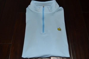 The Masters Peter Millar Blue Zip Pullover Augusta National Golf XL 1/4 Zip - Picture 1 of 6