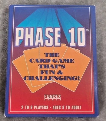 Fundex Phase 10 Card Game Cards No 8220 Vintage 1992 - Image 1 of 4