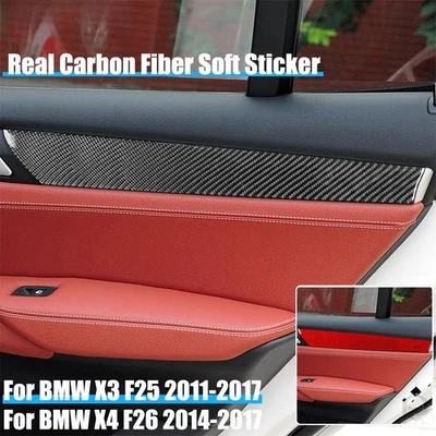 Accessories Door Panel Decorative Trim For BMW X3 F25 2011-2017 X4 F26 2014-2017 - Image 1 of 4