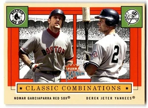 Derek Jeter Nomar Garciaparra 2004 Fleer Platinum Classic Combinations #4CC New - Picture 1 of 2