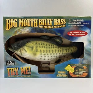 BIG MOUTH BILLY BASS Singing Fish 1999 Take Me To the River Don't Worry Be Happy - Bild 1 von 6