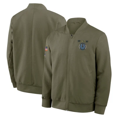 Indianápolis 2025 Salute to Service Sideline Therma Sudadera Cremallera Chaqueta Abrigo Foto 1 de 4