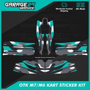 OTK M7/M6 KART STICKER KIT - SENNA - COLOUR 1 - CUSTOMISABLE - Picture 1 of 3