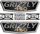 Yamaha Grizzly 450 Oem Decal Kit Emblem Sticker Side Tank Graphics Atv