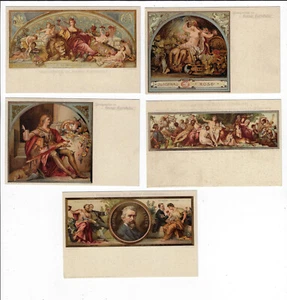 5 German Advertising Bremen Rathskeller Postcards p2014 - Picture 1 of 2