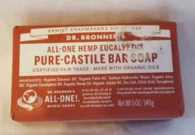 Dr. Bronner's All One конопляное эвкалиптовое чистое кастильское барное мыло - 5 унций - Изображение 1 из 2