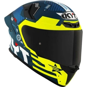 Casco Moto Integrale Kyt TT-REVO FUSELAGE Giallo Opaco+visiera fumè - Imagen 1 de 8