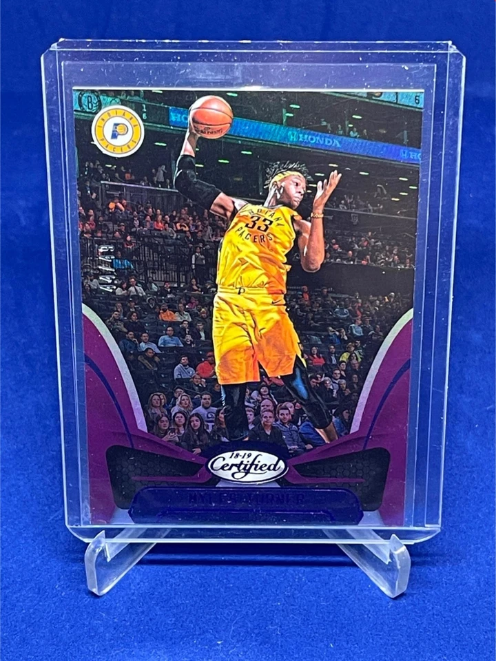MYLES TURNER 2018-19 PANINI CERTIFIED PURPLE FOIL #D 44/49 - Image 1 of 1