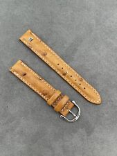 maurice lacroix watch strap/ band leather 17mm ostrich 