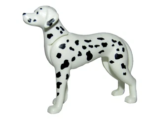 Playmobil Miniature Big Dalmatian dog - Dalmata pet - Box Dog - 16 - Picture 1 of 4