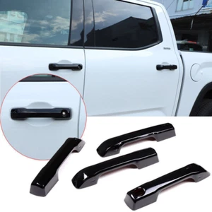 Cubierta de manija lateral exterior exterior para automóvil Toyota Tundra 2022-2023 4 piezas - Imagen 1 de 10