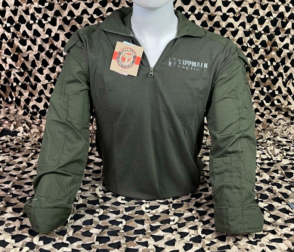 NUEVA Jersey de Paintball Tippmann Tactical TDU - Oliva - Grande Foto 1 de 4