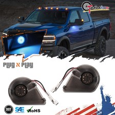 Ice Blue LED Under Mirror Puddle Light For 10-19 Dodge RAM 68302825AA;68302824AA