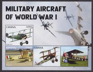 GHANA - 2023 AEREO MILITARE DELLA SECONDA GUERRA MONDIALE / AVIAZIONE - MIN. LENZUOLO NUOVO NUOVO DI ZECCA - Foto 1 di 4