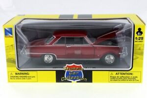 1964 Chevy Nova, Red - New Ray 71823A - 1/25 Scale Diecast Model Toy Car