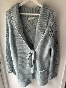Odd Molly. Wool alpaca Pale Blue Cardigan Size 3 - Picture 1 of 7