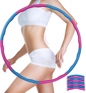 Homealexa Hula Hoop Weighted Fitness Exercise Hula Hoops for Adults Foam Padded - Picture 1 of 6