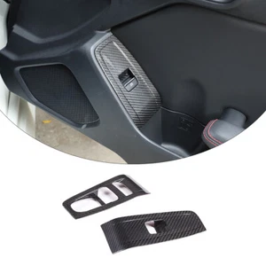 Carbon Fiber Window Lift Switch Trim Frame Cover Fit For 86/Subaru BRZ 2022-2023 - Picture 1 of 12